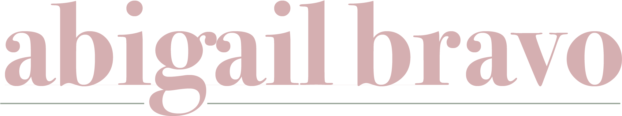 Html Abigail Bravo Portfolio Ⓒ - Graphic Design Clipart (2042x440), Png Download