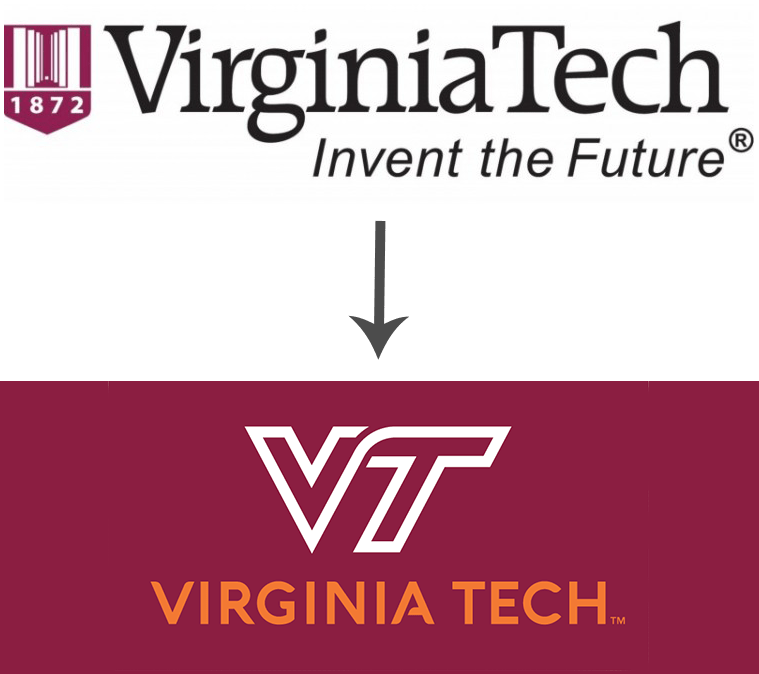 Rebranding - Virginia Tech - Poster Clipart (759x674), Png Download