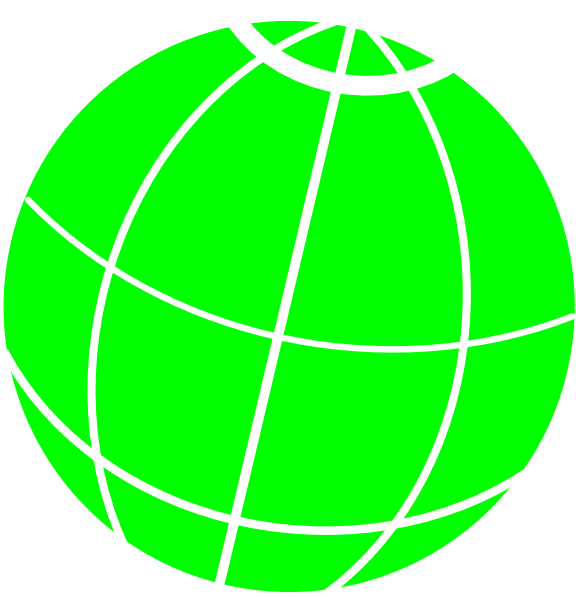 Globe Green Png Clipart (576x597), Png Download