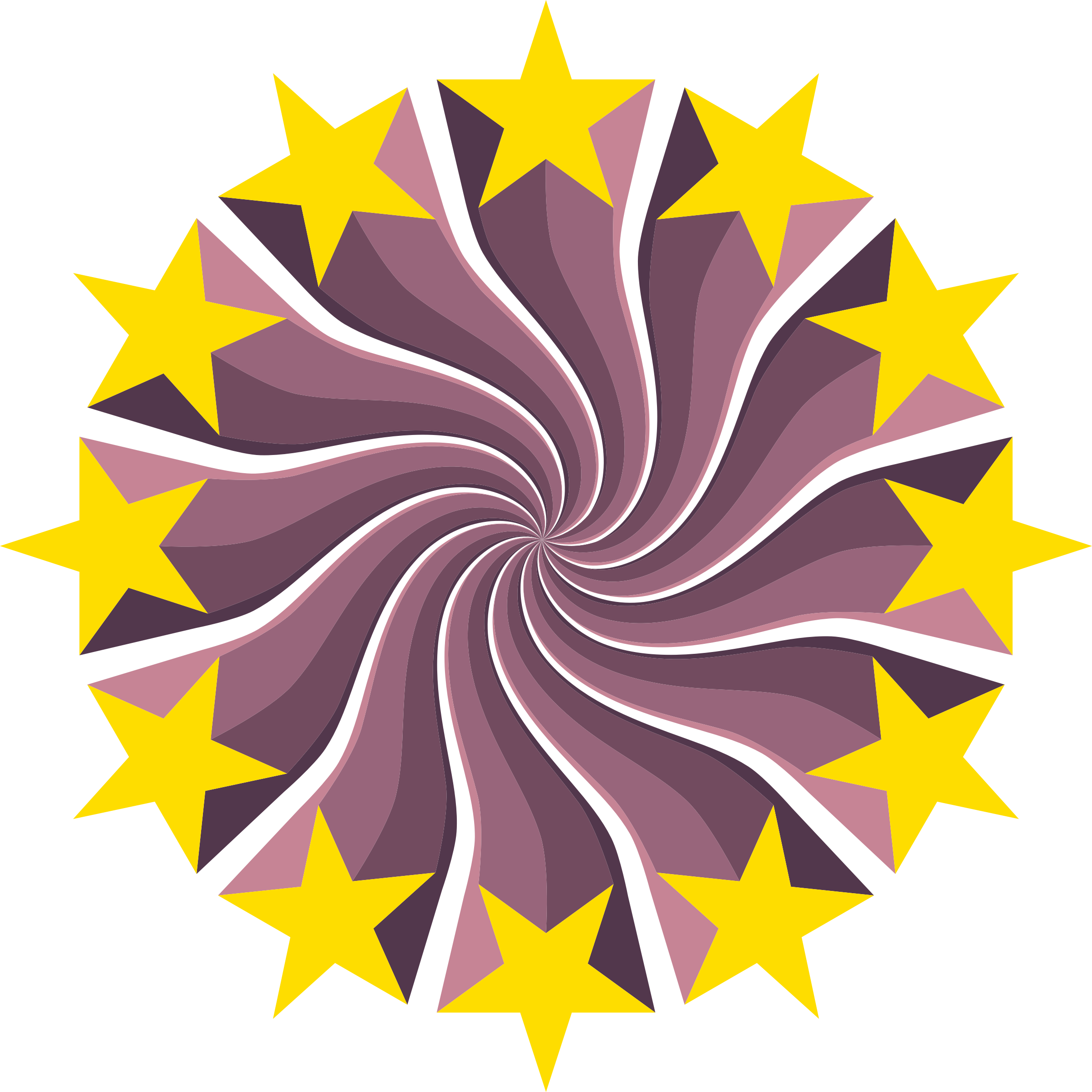 This Free Icons Png Design Of Starburst Vortex Clipart (2400x2400), Png Download