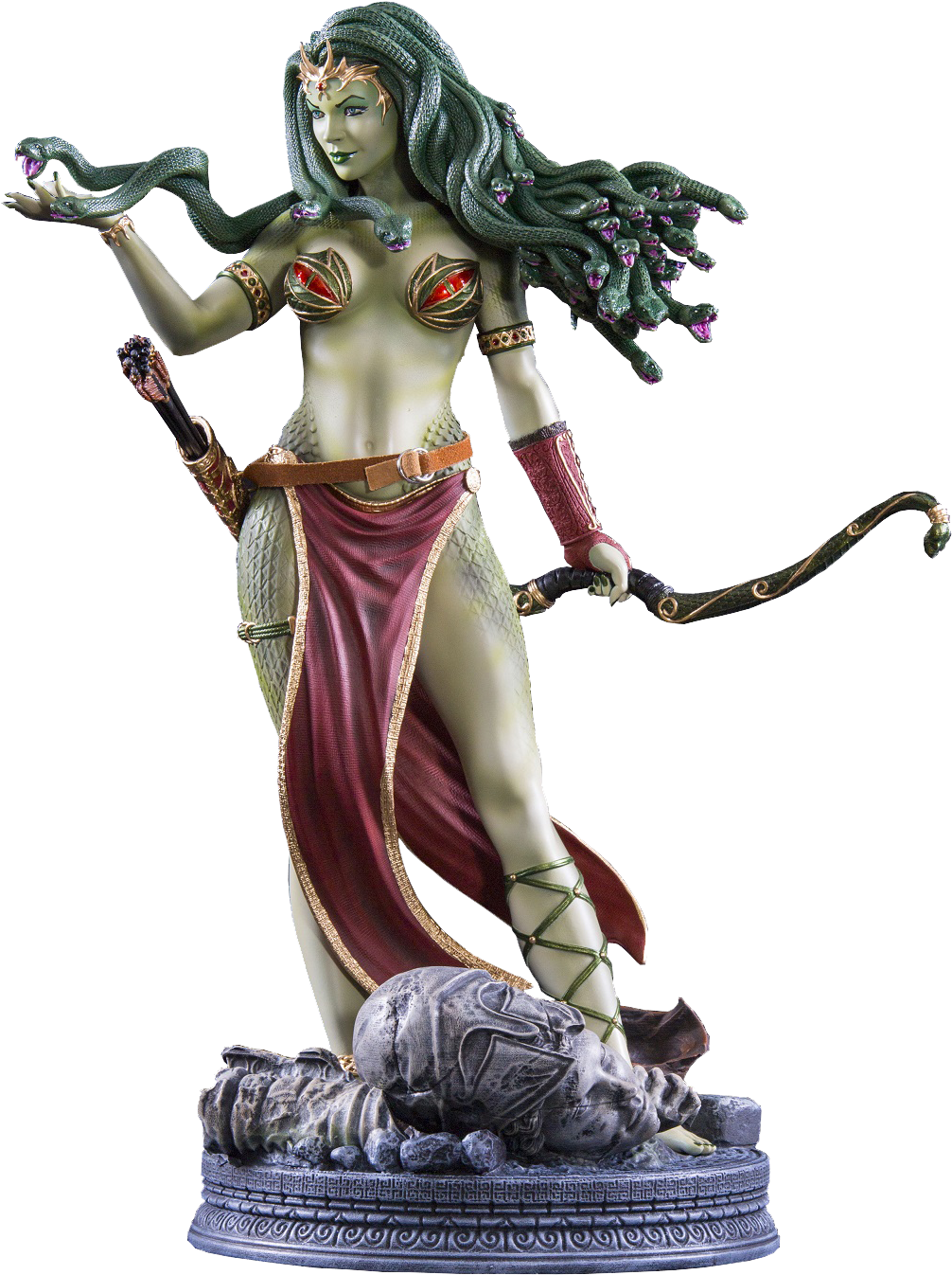 Medusa Victorious With Legs Statue - Medusa Victorious With Legs Clipart (1033x1397), Png Download