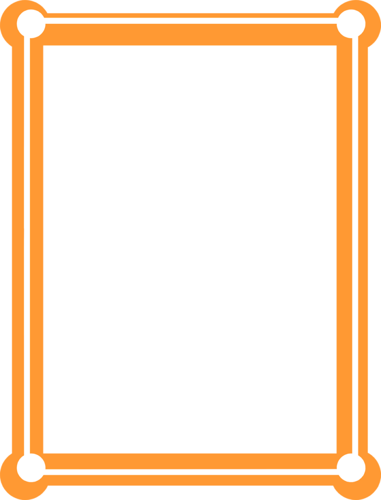 Orange Border Frame Png Picture - Orange Borders And Frames Clipart (780x1024), Png Download