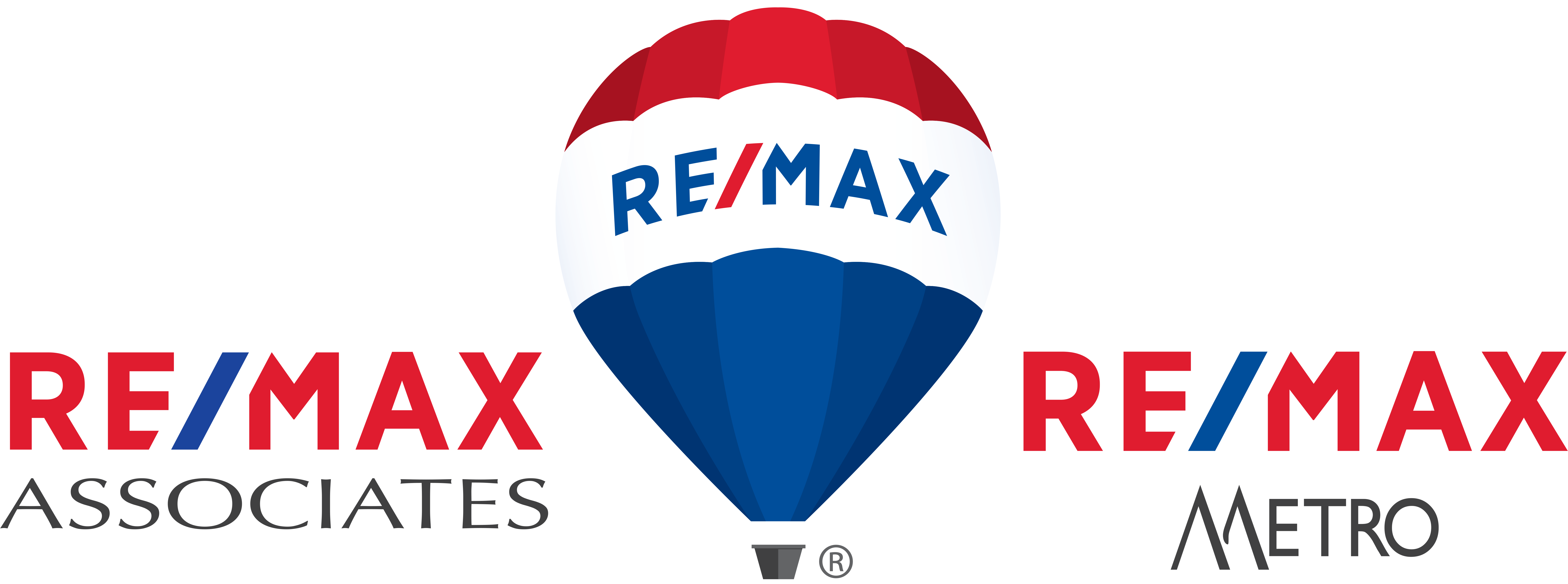 Re/max Metro Utah - Hot Air Balloon Clipart (8436x3152), Png Download