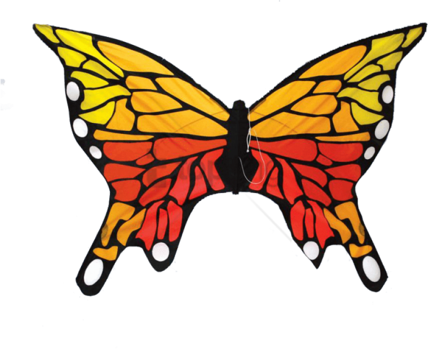 Image Of Monarch Butterfly Kite Clipart (728x631), Png Download