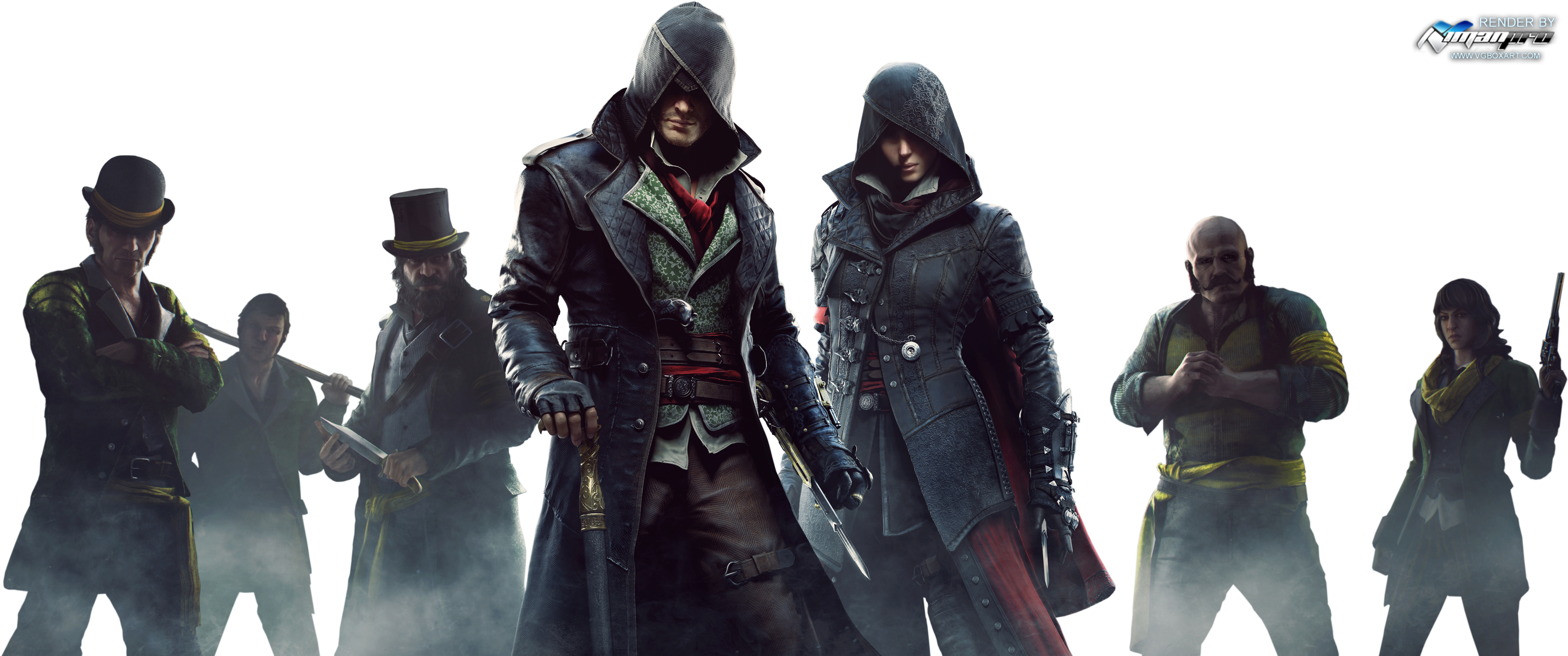 Assassin Creed Syndicate Clipart Render - Assassin Creed Syndicate Gadgets - Png Download (4500x1884), Png Download