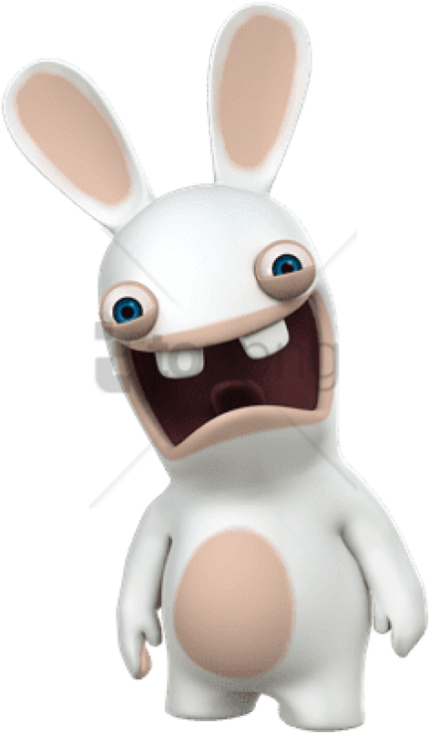 Free Png Download Screaming Rabbid Clipart Png Photo - Super Smash Bros Ultimate Rabbids Transparent Png (480x817), Png Download