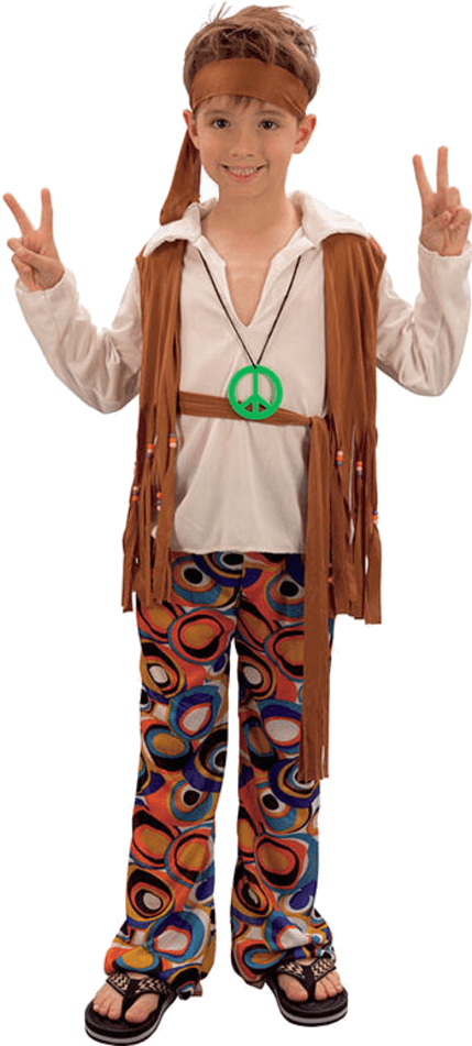 Hippy Boys Clipart (600x951), Png Download