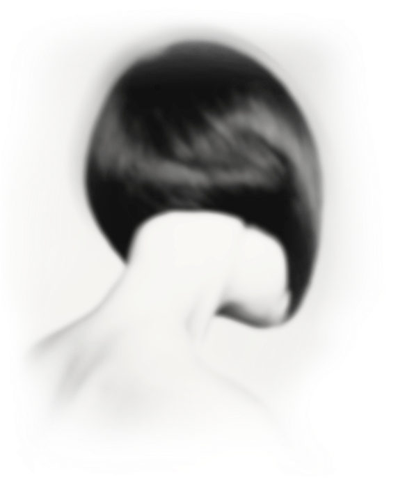Hairstyle Png - Monochrome Clipart (936x1107), Png Download
