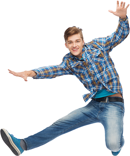 Happy Person Jumping Png - Stock Photography Clipart (800x751), Png Download