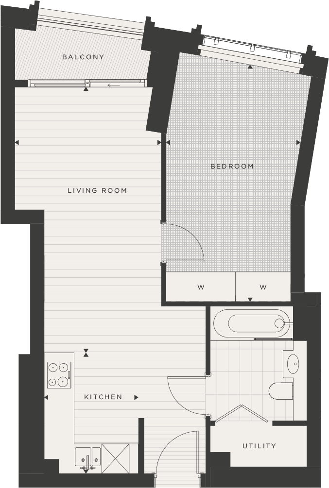 Approximate Measurements Only, They Are Not Necessarily - Floor Plan Clipart (704x1045), Png Download