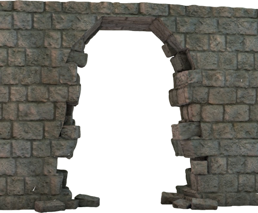 #brokenwall #wall #bricks #frame #hole #gate #gateway - Transparent Brick Wall Hole Png Clipart (1024x845), Png Download