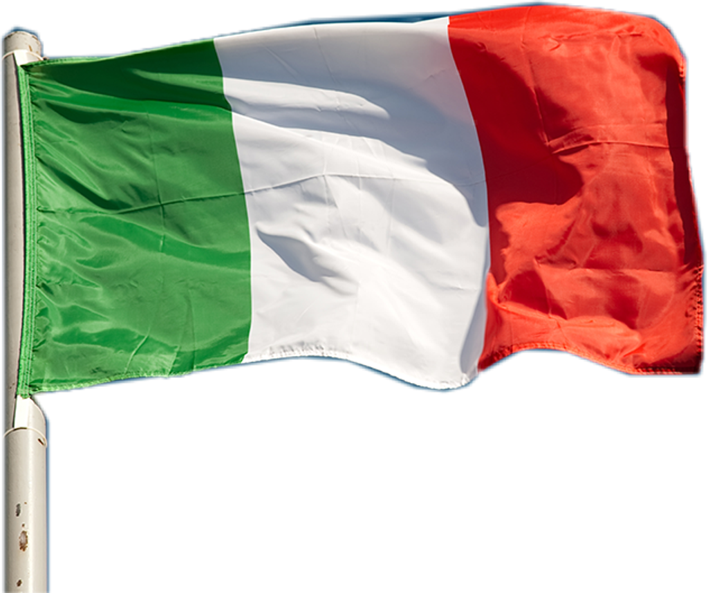 Italy Flag Italian Italiano Flags Italyflag Flagsticker - Difference Between Irish Flag And Italian Flag Clipart (1024x858), Png Download