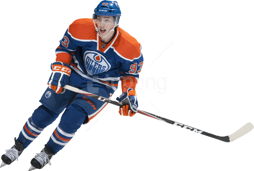 Free Png Download Hockey Player Png Images Background - Connor Mcdavid Wallpaper Hd Clipart (851x571), Png Download