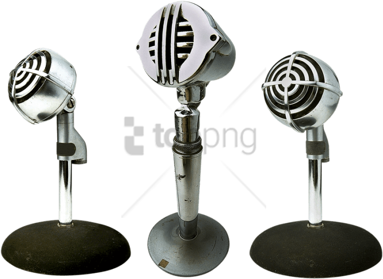 Free Png Download Trio Of Microphones Png Images Background - Nostalgıa Microphone Clipart (850x592), Png Download