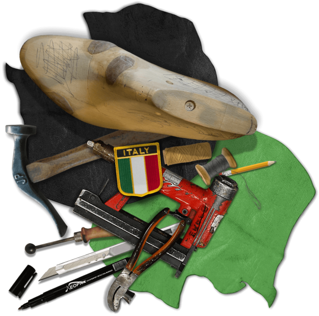 All Custom Shoes Are Handmade By Master Italian Craftsman - Metalworking Hand Tool Clipart (623x617), Png Download