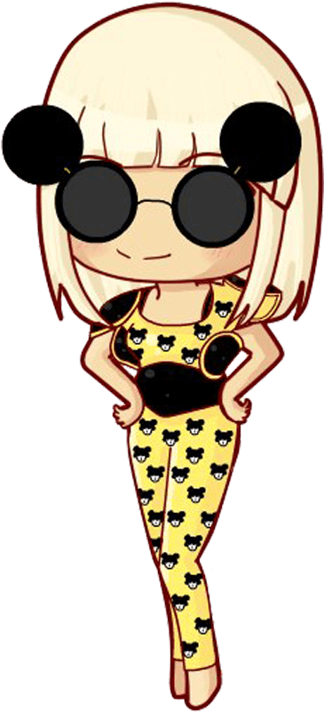 Clipart Lady Gaga - Lady Gaga Paparazzi Png Transparent Png (600x800), Png Download