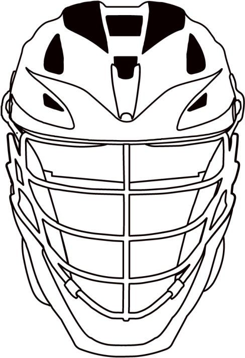Lacrosse Helmet Clip Art Free - Png Download (800x800), Png Download