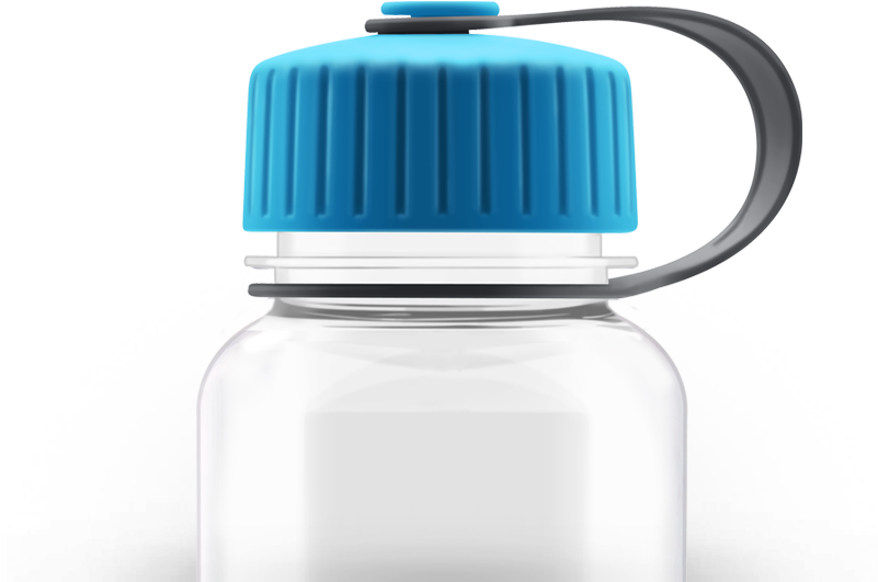 Crystal Wide Mouth Bottle Crystal 1000ml - Plastic Bottle Clipart (800x800), Png Download