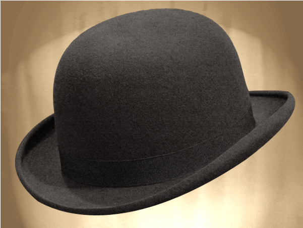Derby Hat Vs Bowler Hat - Fedora Clipart (600x800), Png Download