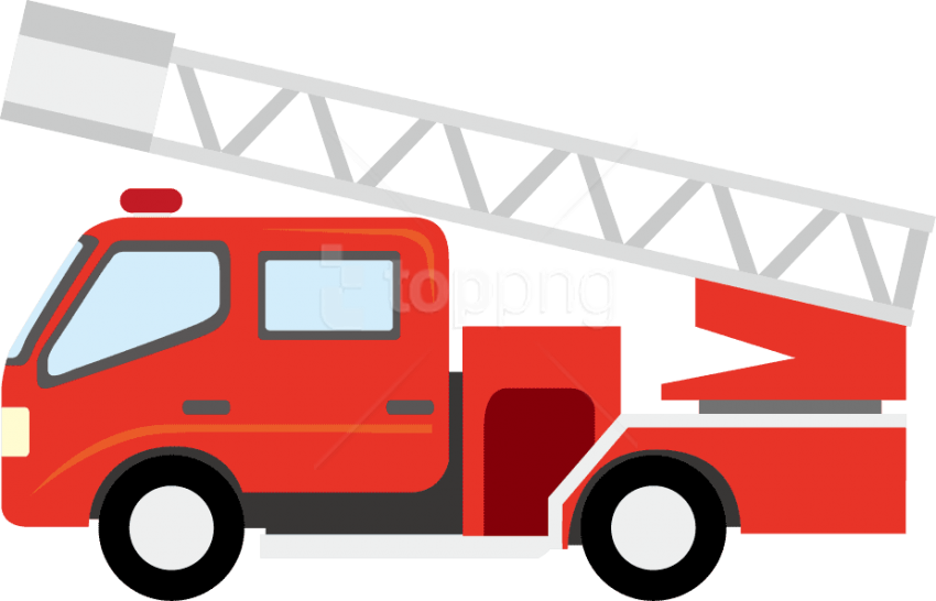 Free Png Download Fire Truck Clipart Png Photo Png - Fire Truck Clipart Png Transparent Png (850x546), Png Download