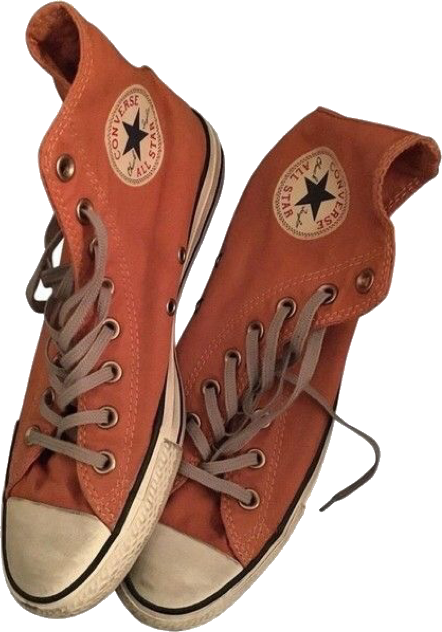 Orange Shoes, Orange Sneakers, Sock Shoes, Converse - Converse Clipart (1793x2048), Png Download