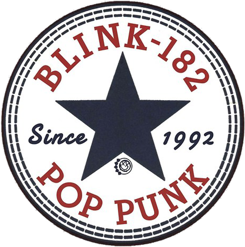 Blink Blink182 Blink-182 Poppunk Punk Punkrock Converse Clipart (946x952), Png Download