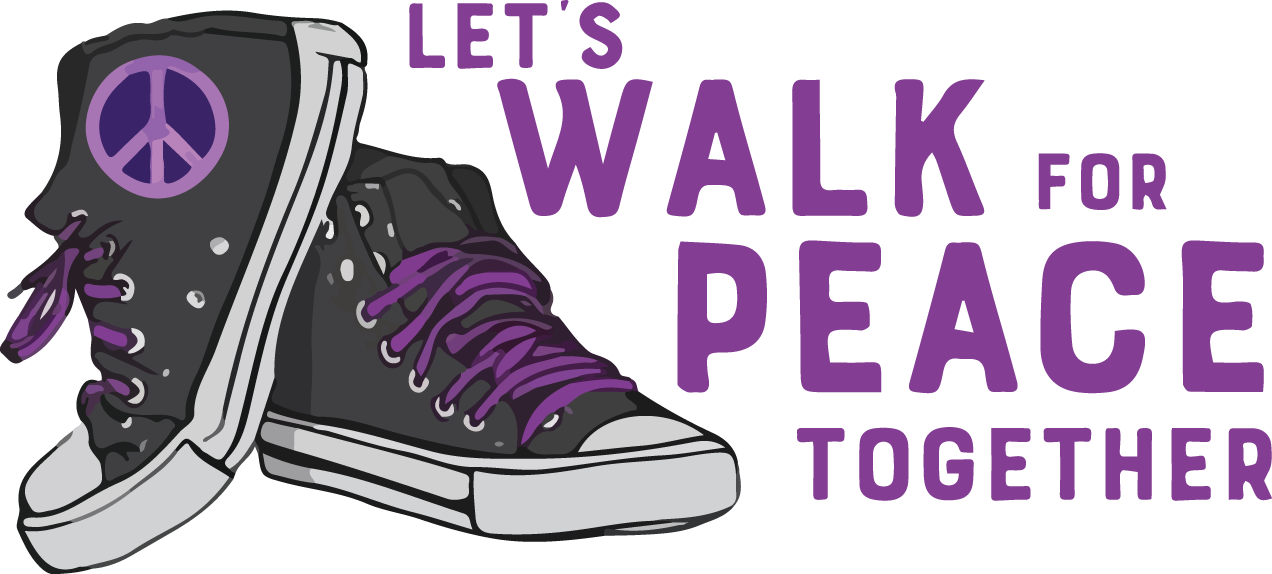 Walk For Peace In The 2019 Ojai 4th Of July Parade - Walk For Peace Logo Clipart (1272x574), Png Download