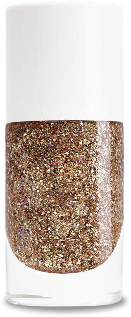 Plant Based Nail Polish - Glitter Nail Polish Png Clipart (800x800), Png Download