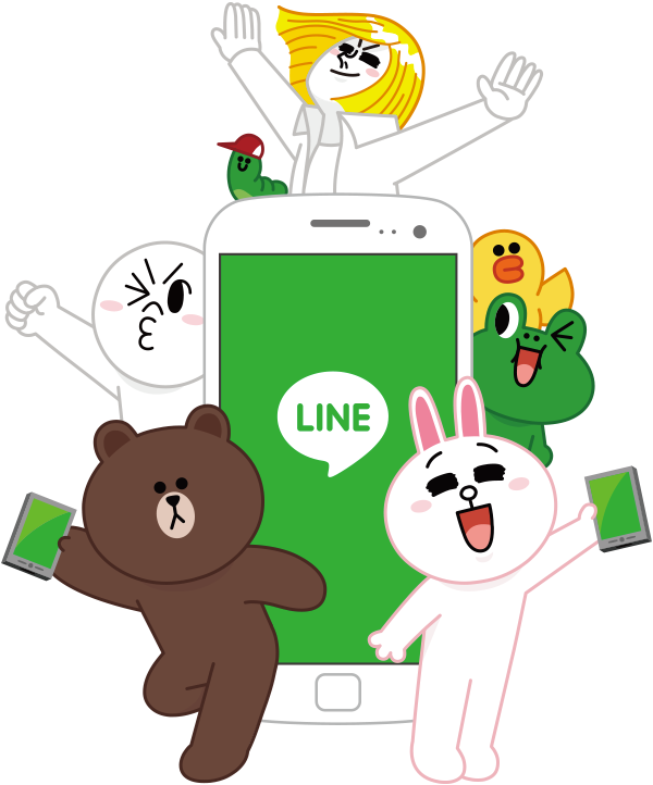 Line Friends Corporation Png - Line Clipart (600x722), Png Download