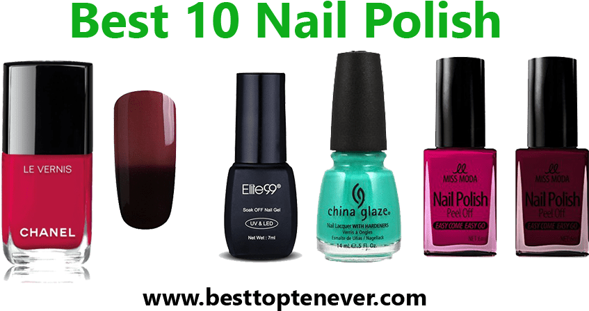 Popular Nail Polish Brands Clipart (1200x600), Png Download