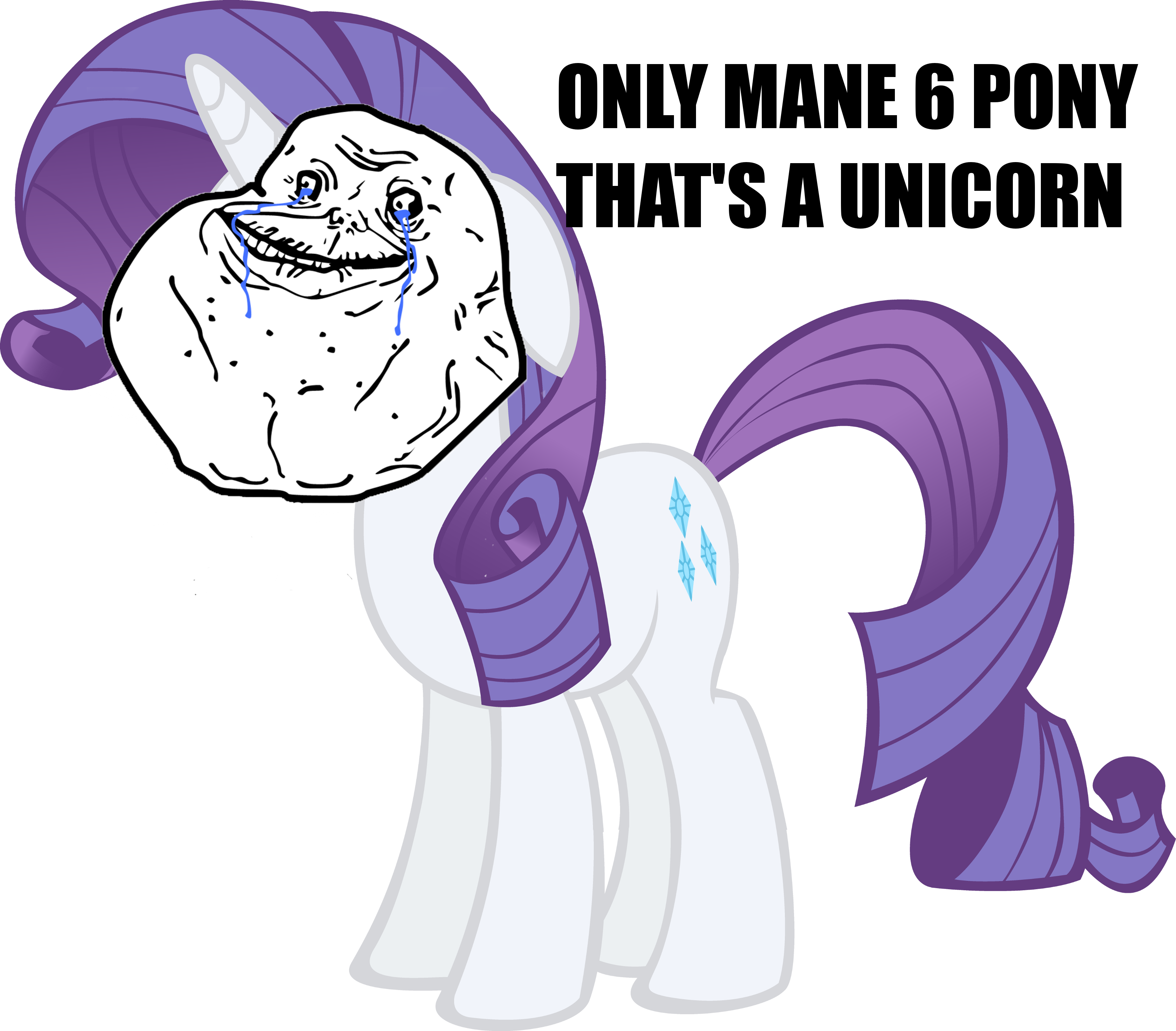 Only Mane 6 Pony Thats A Unicorn - Twilight Sparkle Alicorn Vs Unicorn Clipart (3359x2945), Png Download