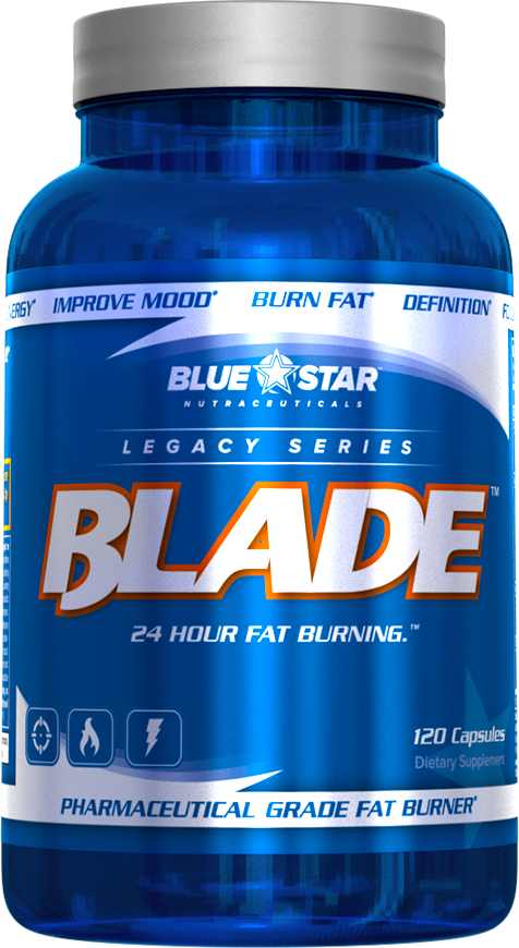 Blue Star Nutraceuticals Blade Fat Burner Amazon Clipart (476x870), Png Download