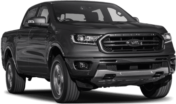 Pickup Truck - 2019 Ford Ranger Xlt Supercrew Clipart (640x480), Png Download