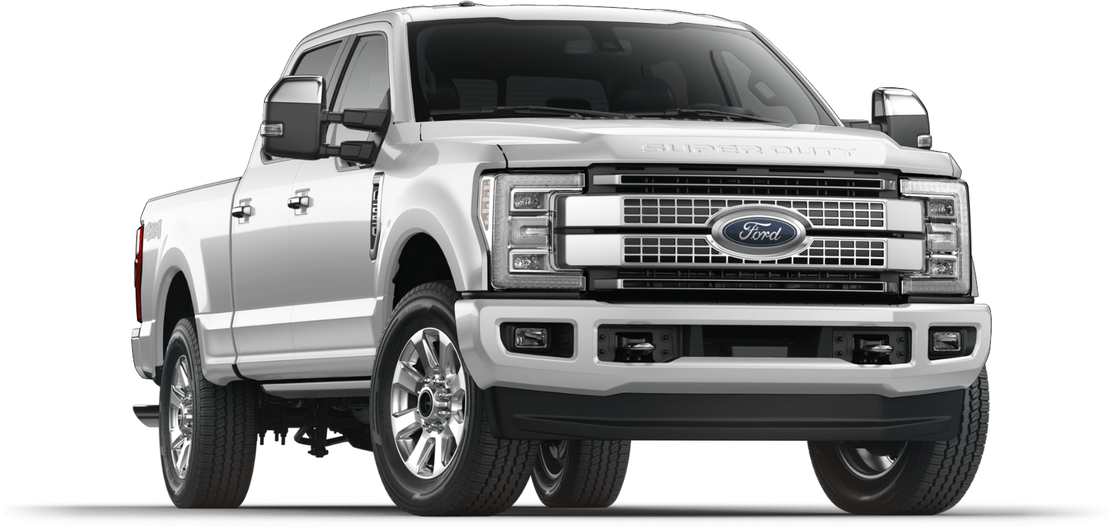 2017 Ford Super Duty White Platinum - 2018 Ford F350 White Clipart (1920x960), Png Download