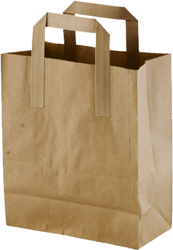 Shopping Bag Png Free Download - Paper Bag Clipart (600x840), Png Download