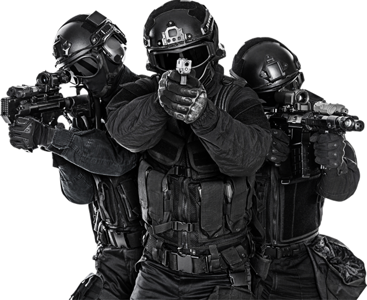 Besbswy - - Swat Tactical Gear Png Clipart (735x600), Png Download