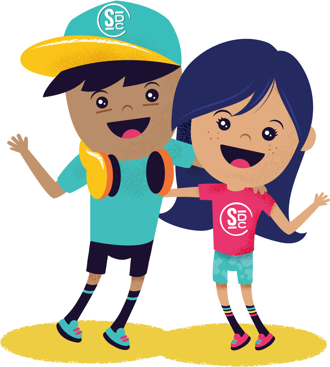 Hug Clipart Respectful - Strong Child Clipart - Png Download (1370x1226), Png Download