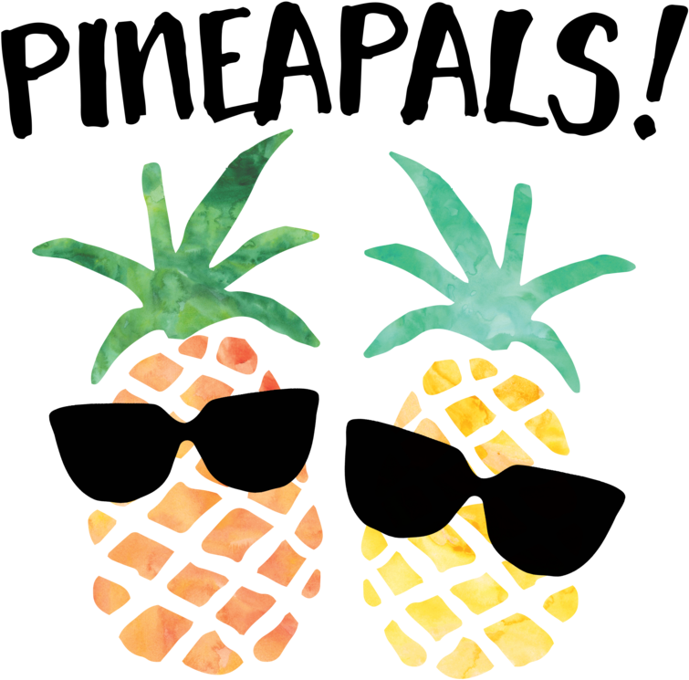 Pinapple Svg Sunglasses - Pineapple With Glasses Png Clipart (779x800), Png Download