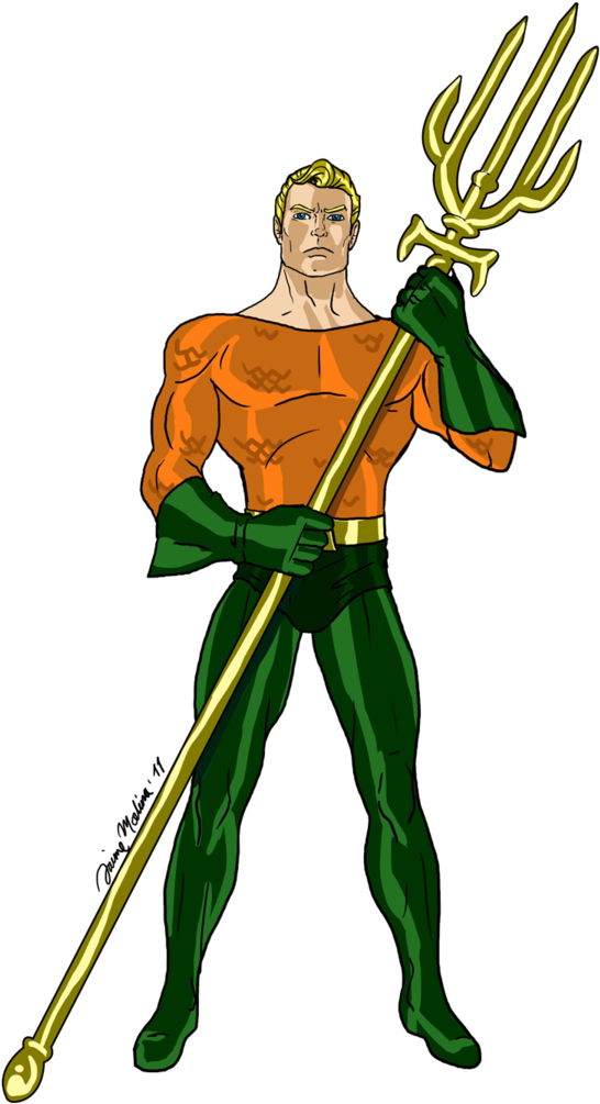 Amazing Aquaman Artwork By Jaime Molina Aquaman Dc - Aquaman Png Clipart (600x1046), Png Download