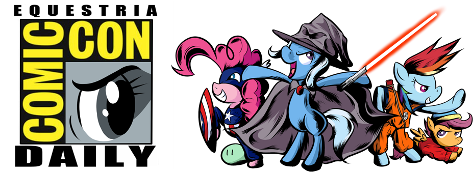 Captain America, Comic Con, Dragon Ball, Equestria - San Diego Comic-con International Clipart (927x338), Png Download