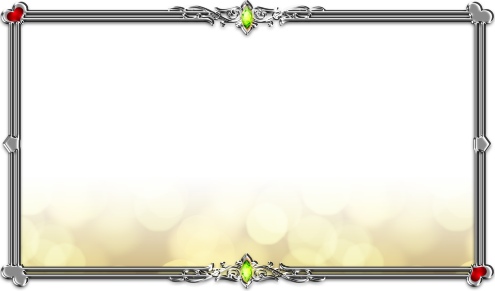 Silver Frame - Golden Frame Border Png Clipart (1000x588), Png Download
