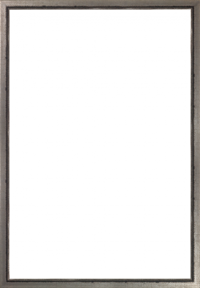 Burnished Silver Frame - Paper Product Clipart (695x1000), Png Download