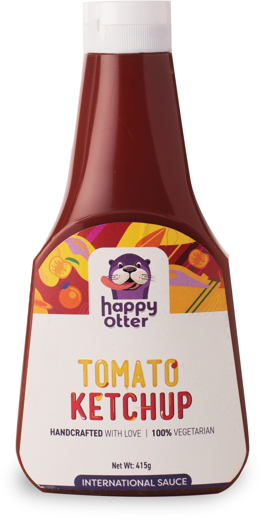Tomato Ketchup International Sauce - Mane Clipart (1292x2364), Png Download
