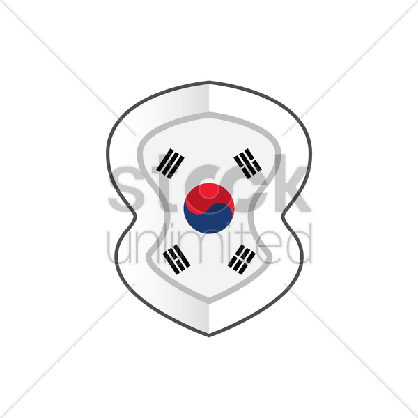 Korean Flag Drawing At - South Korea Flag Clipart (600x600), Png Download