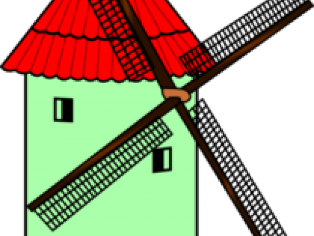 Windmill Clipart Transparent - Png Download (640x480), Png Download