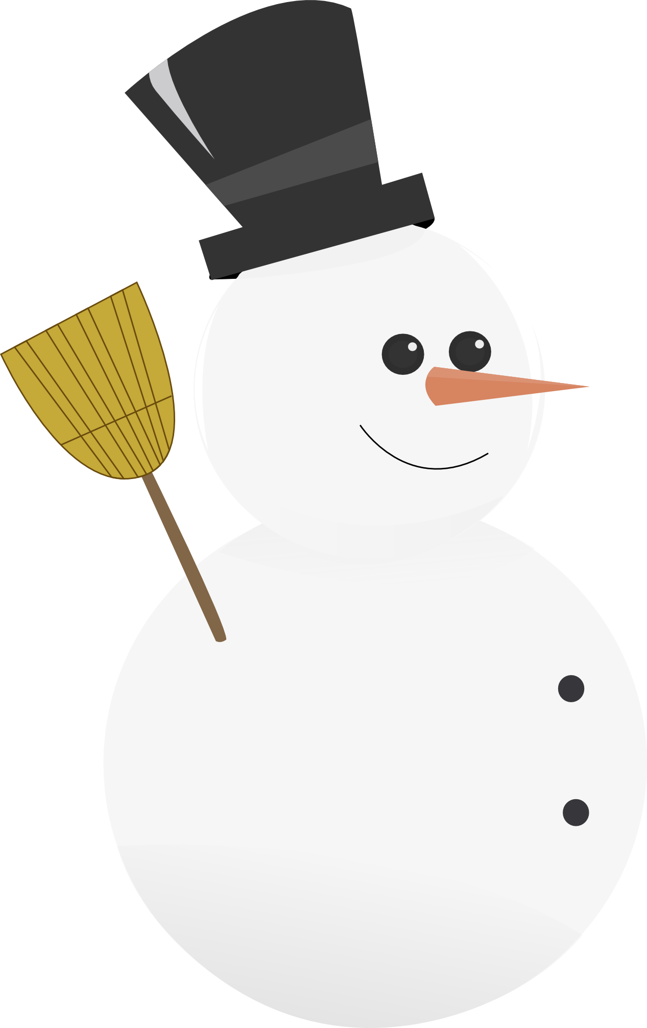 Free To Use & Public Domain Christmas Clip Art - Snowman - Png Download (1267x2013), Png Download