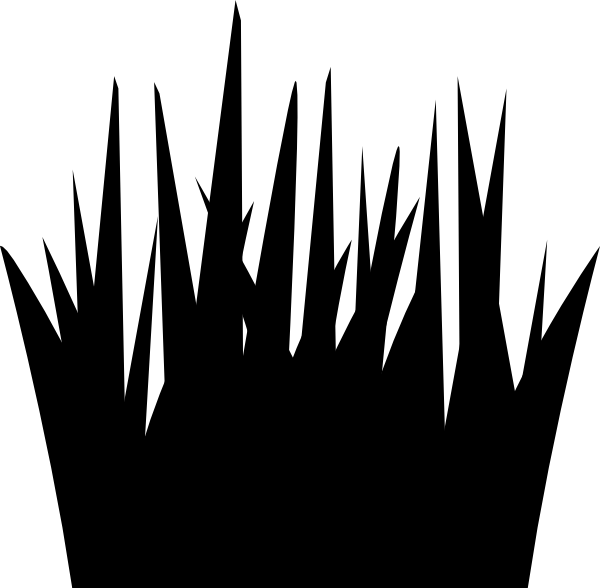 Banner Free Stock Grass Tuft Clipart - Grass Blades Clip Art - Png Download (600x588), Png Download