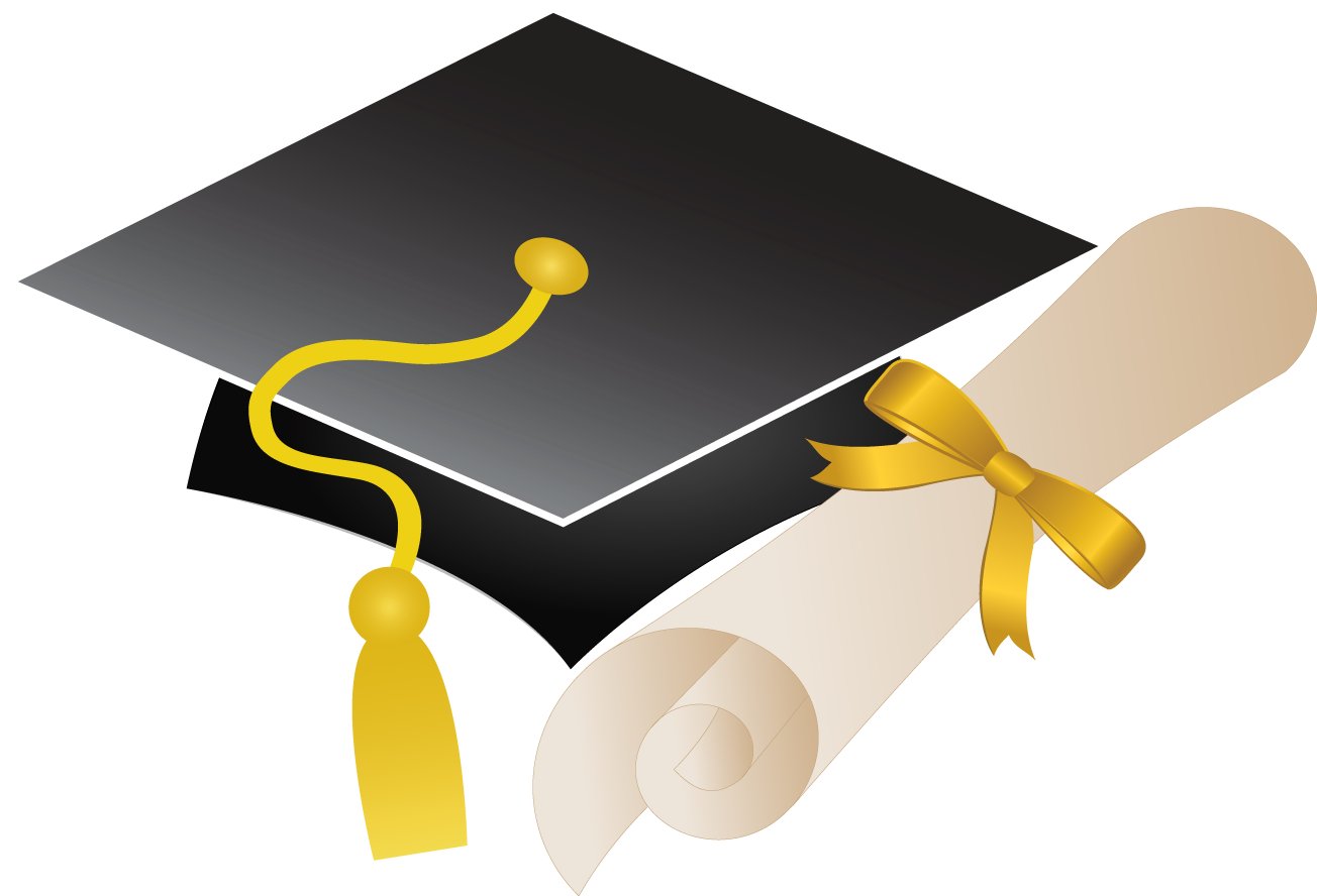 1304 X 888 5 - Graduation Cap And Diploma Vector Clipart (1304x888), Png Download