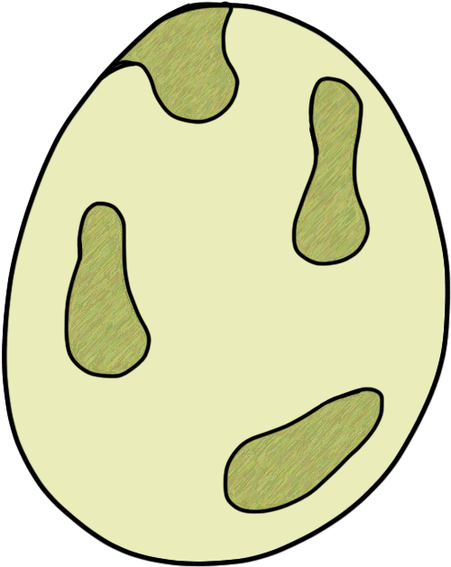 Baby Dinosaur Egg Clip Art - Cartoon - Png Download (541x710), Png Download