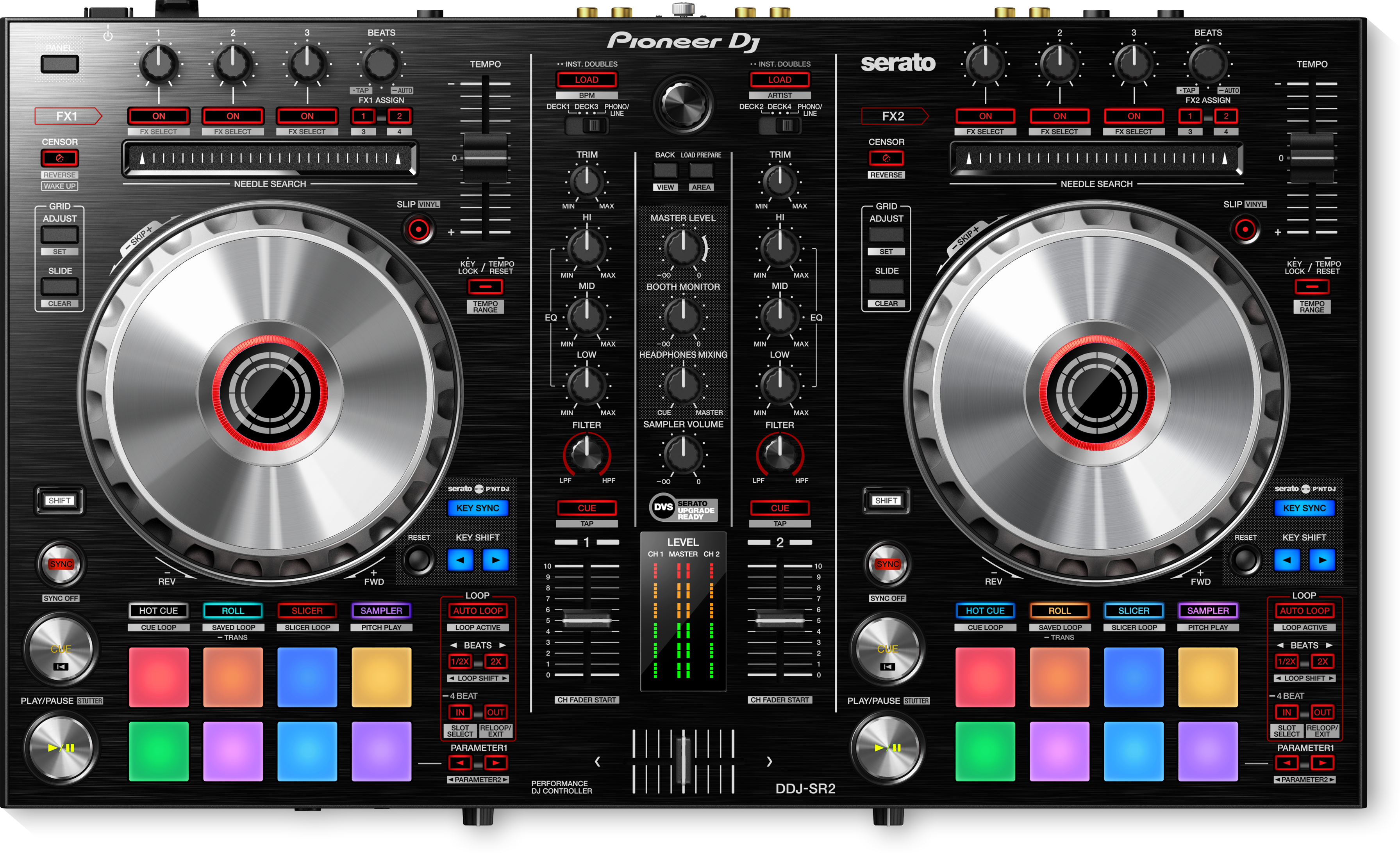 Dj Turntable Png - Ddj Sr2 Clipart (1024x768), Png Download